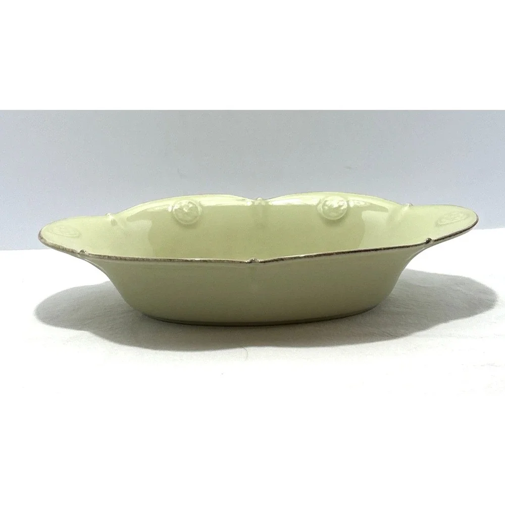 Casa Stone by Casafina Meridian Portuguese Stoneware Oval Dish Pale Green